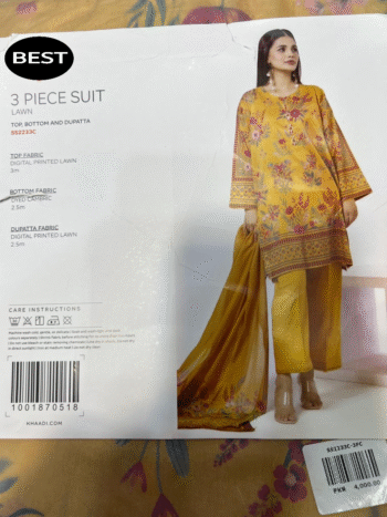3 Piece Suit Lawn