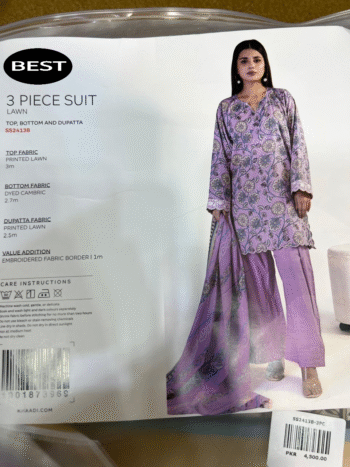 3 Piece Suit Lawn