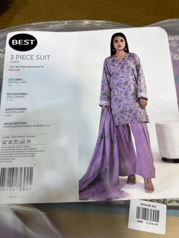 3 Piece Suit Lawn