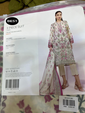 3 Piece Suit Lawn