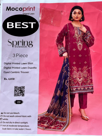 Mocoprint original lawn 3 Piece