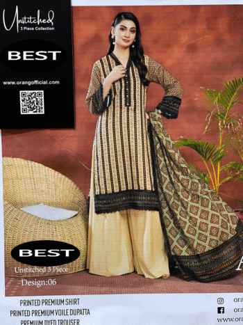 Unstitched 3 piece collection